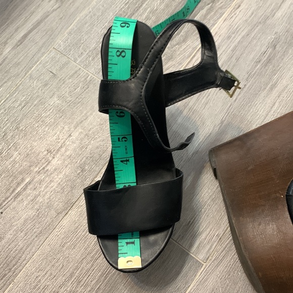 Vintage bamboo platform wedge heels 5.5 preowned - Picture 8 of 12